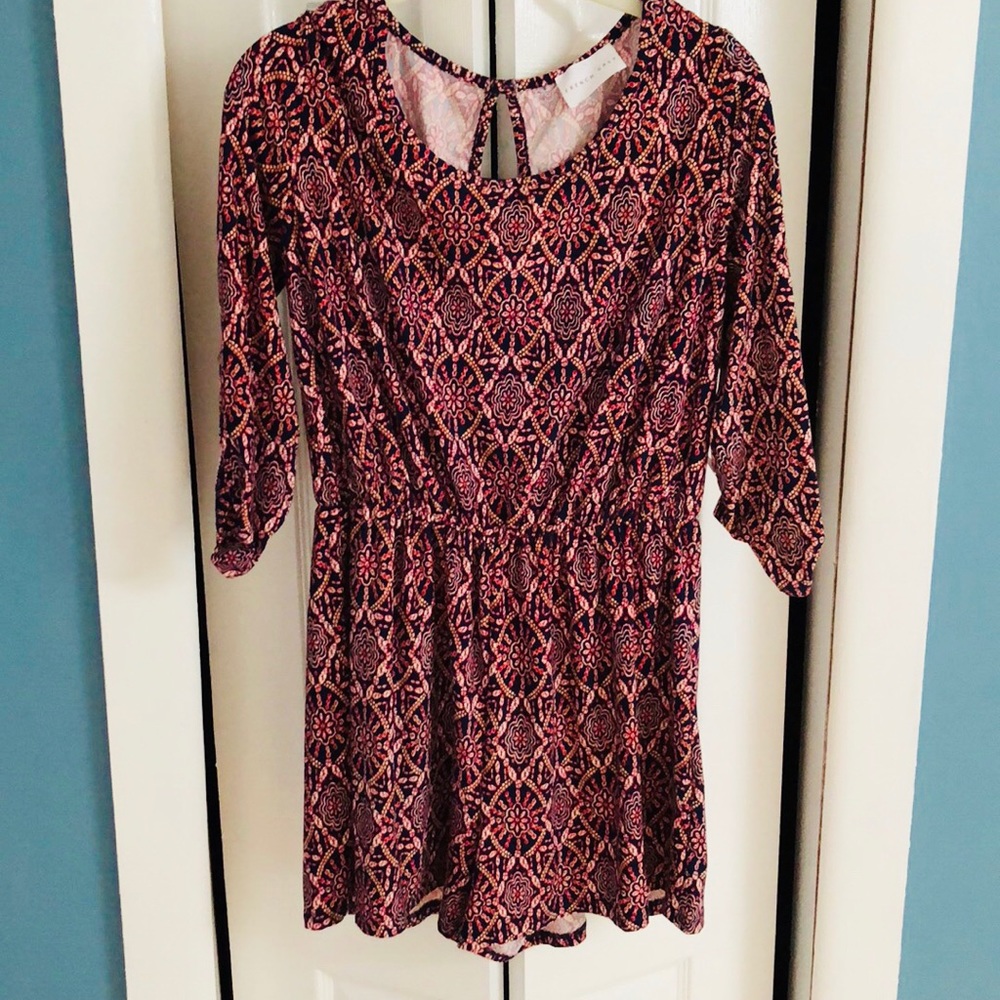 French Grey Pamona Knot Romper